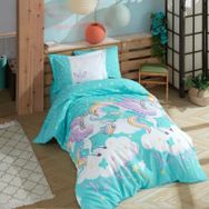 Hobby Magical Aqua Tek Kişilik Poplin Nevresim Takımı
