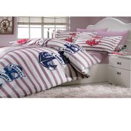 Hobby Poplin Bermuda Lila Çift Kişilik Nevresim Takımı