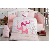 Hobby Pretty Pembe Bebek Nevresim Takımı