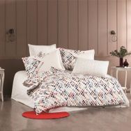 Hobby Rithym Poplin Lacivert Çift Kişilik Nevresim Takım