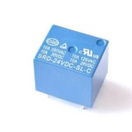 Hobi Mekatronik 24VDC 250 V 10 A 5 Pin SRD SL C Relay Mavi Röle