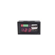 Hobi Mekatronik Usb 5V 2A Çıkışlı DC12V Kırmızı Led Ekran Dijital Voltmetre