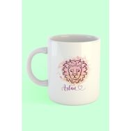 Hobi Shop Aslan Burcu Baskılı Kahve Kupası