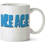 Hobi Shop Buz Devri Ice Age Beyaz Porselen Kupa Bardak