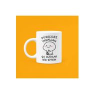 Hobi Shop Düzelicez Inşallah Şu Olaylar Bir Bitsin Baskılı Mood Seramik Kupa Bardak