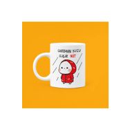 Hobi Shop Garibanın Yüzü Gülür Mü Baskılı Mood Seramik Beyaz Kupa Bardak
