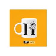 Hobi Shop H Harfi Baskılı Porselen Kupa