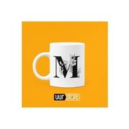 Hobi Shop M Harfi Baskılı Porselen Kupa