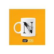 Hobi Shop N Harfi Baskılı Porselen Kupa