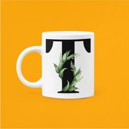 Hobi Shop T Harfi Baskılı Kupa