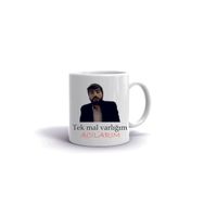 Hobi Shop Tek Mal Varlığım Acılarım Baskılı Kahve Kupası