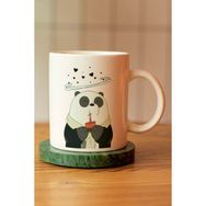 Hobi Shop We Bare Bears Panda Baskılı Seramik Çay Beyaz Kahve Kupası