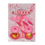 Hobi Toys 15268 Kartela Pembe Tencere Seti