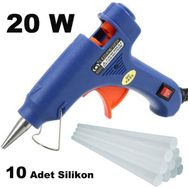 Hobialem 20 W Silikon Tabancası + 10 Adet Mum Silikon