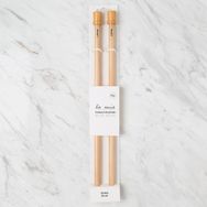 Hobium La Mia Whitewood 12 mm 36 cm Ahşap Örgü Şişi