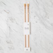 Hobium La Mia Whitewood 6 mm 36 cm Ahşap Örgü Şişi