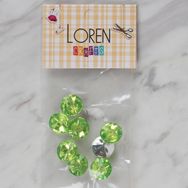 Hobium Loren Crafts 211 Yeşil 8'li Düğme