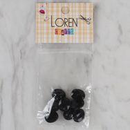 Hobium Loren Crafts 230 Siyah 8'li Düğme