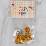 Hobium Loren Crafts 242 Hardal Sarısı 8'li Düğme