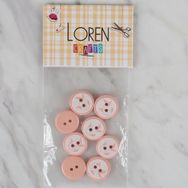 Hobium Loren Crafts 569 Somon Balık 8'li Düğme