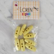 Hobium Loren Crafts 67 Sarı Çoban 8'li Düğme