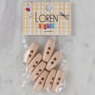 Hobium Loren Crafts 69 Pudra Pembe Çoban 8'li Düğme