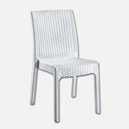 Holiday HK710 Beyaz Deluxe Rattan Sandalye