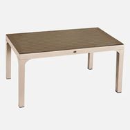 Holiday HM-735 Wood Koyu Kapuçino Camlı Masa