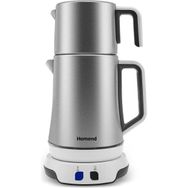 Homend 1775H Royaltea Elegant Inox Beyaz Konuşan Çay Makinesi