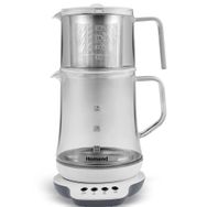 Homend Royaltea 1749H Beyaz Cam Çay Makinesi