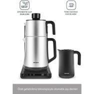 Homend Smart Royaltea Plus 1781H 2in1 Inox Çay ve Türk Kahve Makinesi