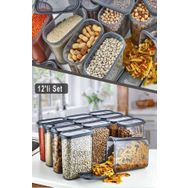 HOMENIVA Nivabox 12x2000 ml Erzak Saklama Kabı