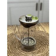 HomeTarz 600 ml Bambu French Press Çay Bitki Filitre Kahve Demlik