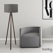 Homing AYD-2210 Takoz Göbekli Ahşap Üç Ayaklı Lambader