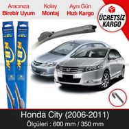 Honda City RBW 2006-2011 Muz Silecek Takımı