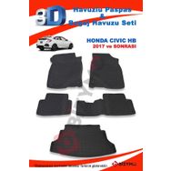 Honda Civic Hb 2016 ve Sonrası Paspas ve Bagaj Havuzu
