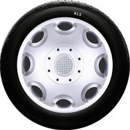 Honda SKS-SJS 300 15 İnç 4 Adet Kırılmaz Jant Kapağı