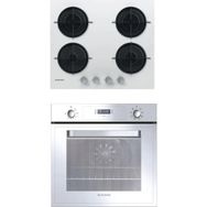 Hoover 3051 - HVWM6MW Beyaz 2'li Ankastre Set