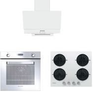 Hoover HOT3051WI/E - HVW6MW - HDM656WTK/1 Beyaz 3'lü Ankastre Set