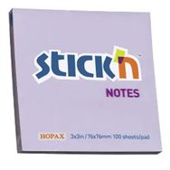 Hopax 100 YP 76x76 Pastel Lila Stıckn Yapışkanlı Not Kağıdı
