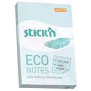 Hopax 21743 Stıckn 100 Yaprak 76x51 MM Eco Patel Mavi Yapışkanlı Not Kağıdı
