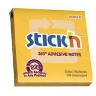 Hopax 360 100 YP 76x76 Altın Stıckn Yapışkanlı Not Kağıdı