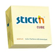 Hopax 400 YP 76x76 Sarı Stıckn Yapışkanlı Not Kağıdı