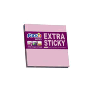 Hopax Stickn 76x76 mm Pastel Pembe 90 Yaprak Extra Yapışkanlı Not Kağıdı