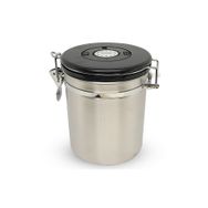 Horecamark 1500 ml Profesyonel Paslanmaz Çelik Valfli Kahve Saklama Kabı