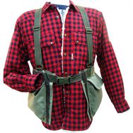 Horizon Av 24-0069 Kolon Askılı Düz Renk Haki Av Yeleği
