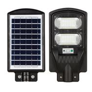 Horoz 100 W Siyah Led Solar Güneş Enerjili Beyaz Işık Lamba Sokak Armatür