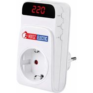 Horoz 131-001-0001 Protex-R Akım Korumalı Priz, Dijital Göstergeli - Beyaz