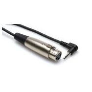 Hosa Xlr (F) 3.5 mm Trs (M) 1.5 m Stereo Mikrofon kablosu