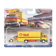 Hot Wheels Team Transport Premium Shell Porsche 962 Sakura Model Araç